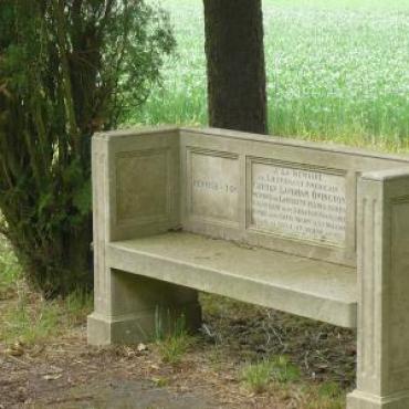 le banc dedie a ovington - Tourisme dans la Marne en Champagne