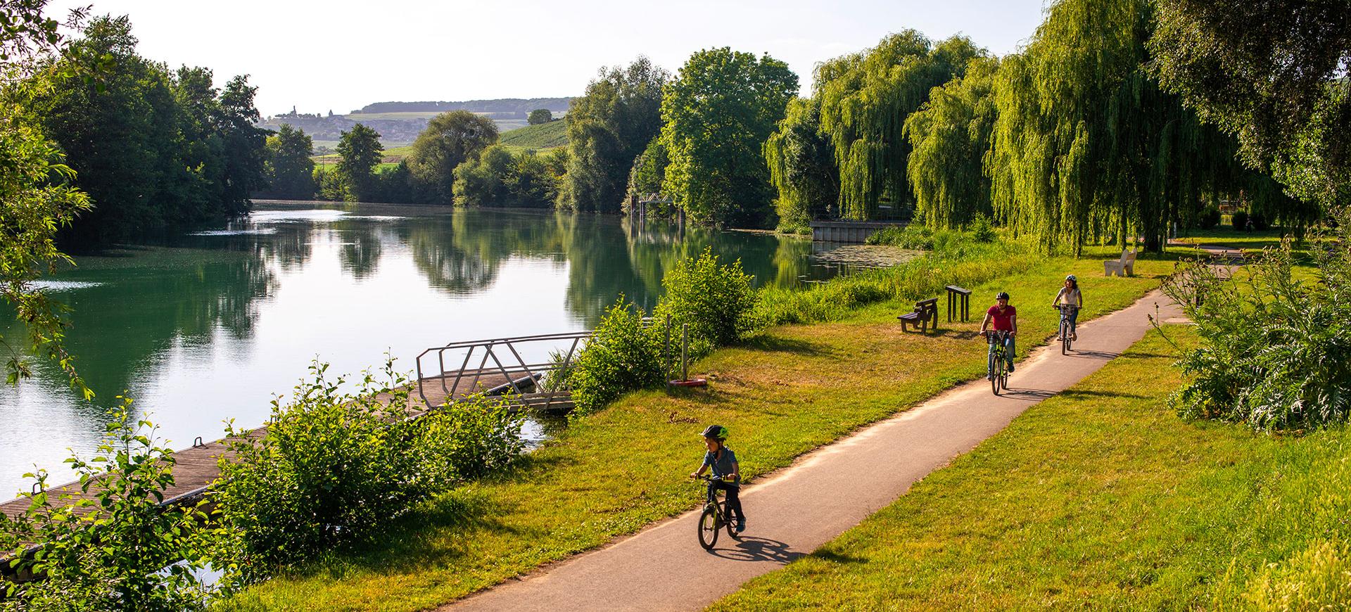 Ruta ciclista Marne - Reuil © C. Beudot