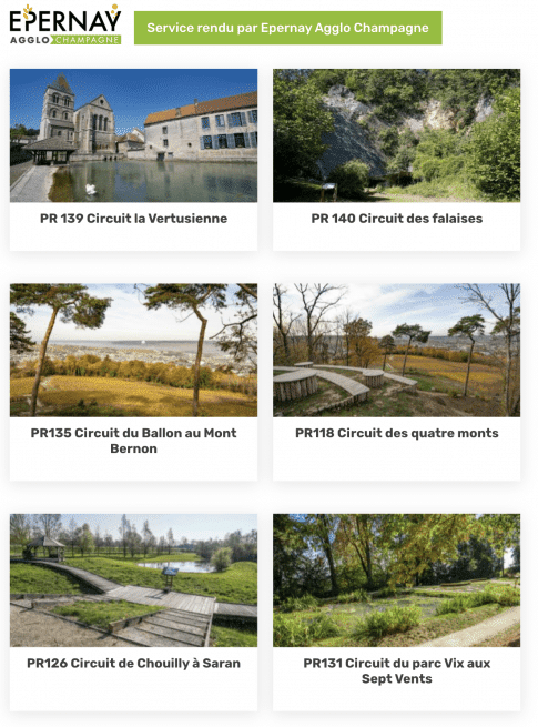 Circuits Epernay Agglo © Epernay Agglo